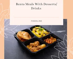 Bento Meals With Desserts/ Drinks 